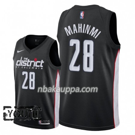 Washington Wizards Ian Mahinmi 28 2018-19 Nike City Edition Musta Pelipaidat Swingman - Lasten